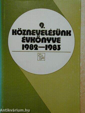 Köznevelésünk évkönyve 1982-1983