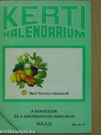 Kerti Kalendárium 1992. május