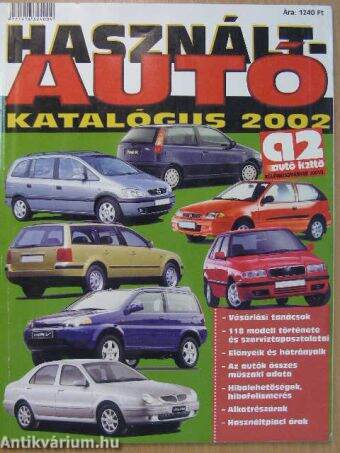 Használtautó-katalógus 2002