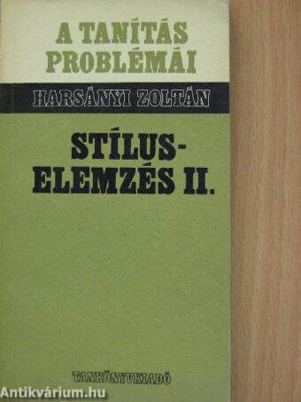 Stíluselemzés II.