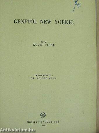 Genftől New Yorkig