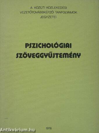 Pszichológiai szöveggyűjtemény