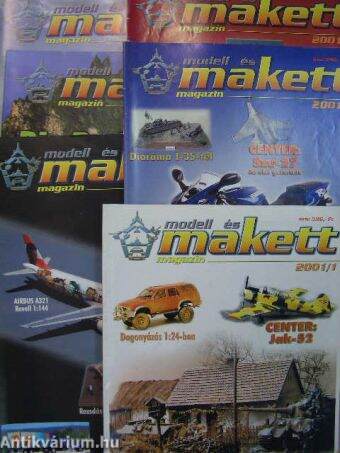 Modell és makett magazin 2001/1-6.