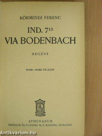 Ind. 7.15 Via Bodenbach