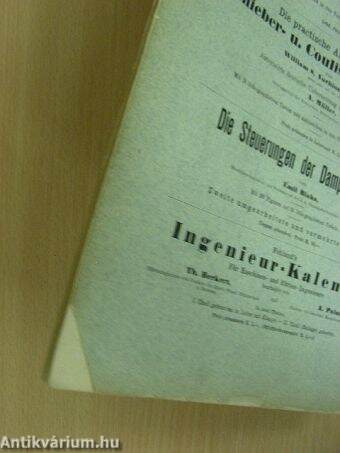 Mittheilungen aus den Königlichen technischen Versuchsanstalten zu Berlin 1888. Ergänzungsheft V. (gótbetűs)