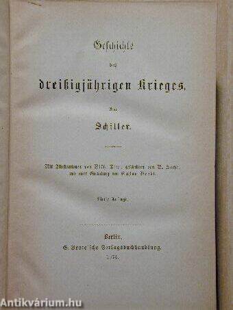 Schiller's Werke I-VI.