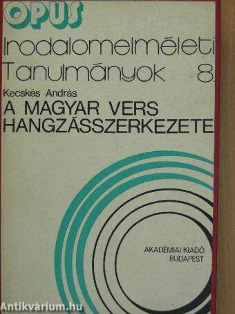 A magyar vers hangzásszerkezete
