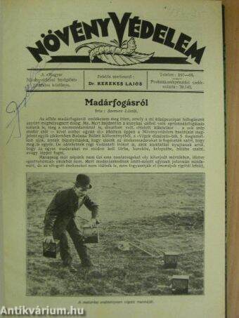 Növényvédelem 1934. (nem teljes évfolyam)/1935. január-december