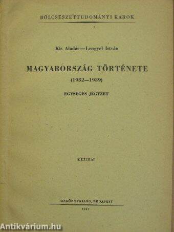 Magyarország története 1932-1939