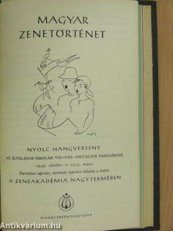 Országos Filharmónia Műsorfüzet 1954. (nem teljes évfolyam)/Magyar zenetörténet/Őszi hangversenybérletek 1954. október-december/Téli hangversenybérletek 1955. január-április (21 db füzet)