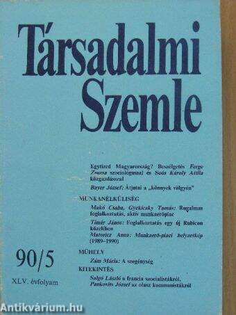 Társadalmi Szemle 1990. május