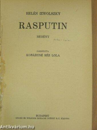 Rasputin/A spión