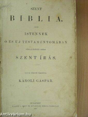 Szent Biblia