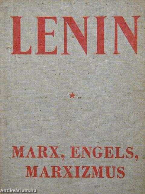 Marx, Engels, marxizmus