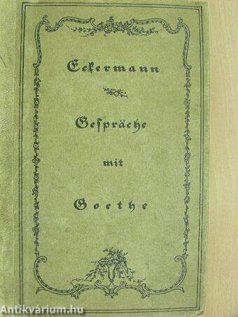 Gespräche mit Goethe (gótbetűs)