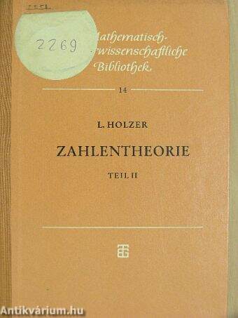 Zahlentheorie II.