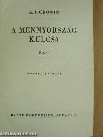 A mennyország kulcsa