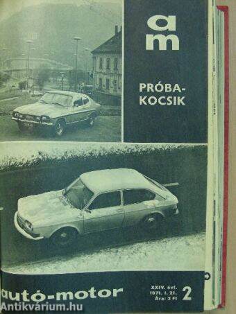 Autó-Motor 1971. (nem teljes évfolyam)