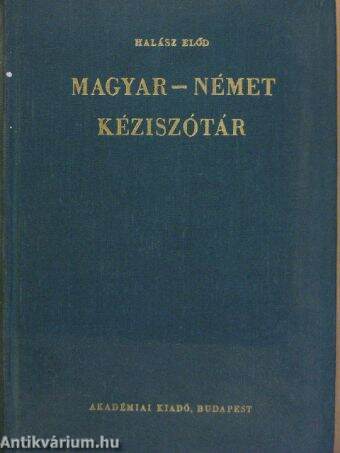 Magyar-német kéziszótár