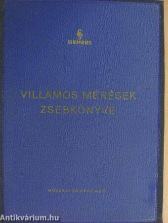 Villamos mérések zsebkönyve