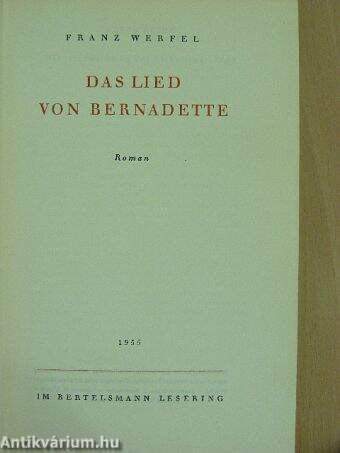 Das Lied von Bernadette