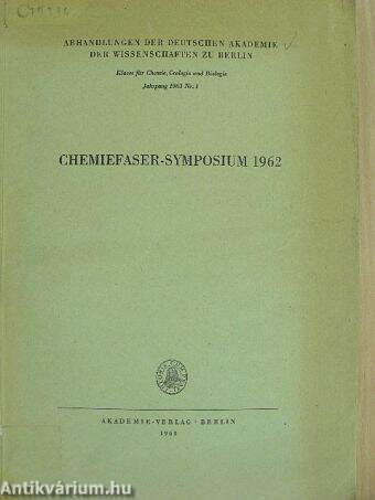 Chemiefaser-Symposium 1962