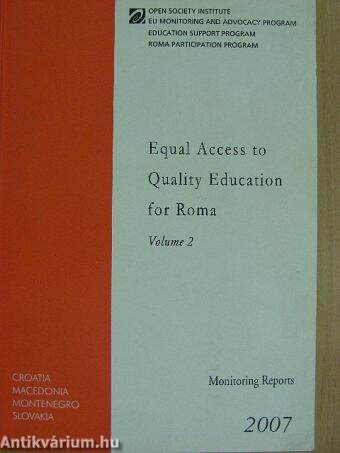 Equal Access to Quality Education for Roma Volume 2