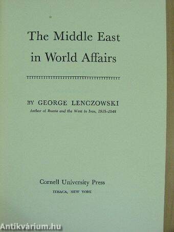 The Middle East in World Affairs