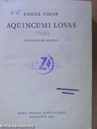 Aquincumi lovas