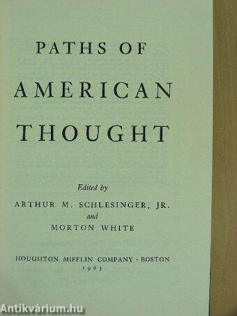 Paths of American Thought