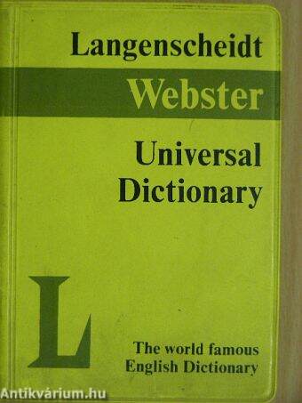 The Universal Dictionary Webster