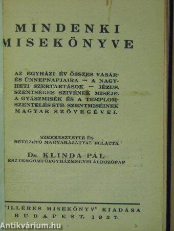 Mindenki misekönyve