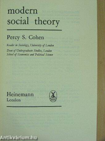 Modern Social Theory