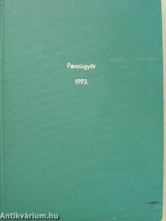 Pénzügyőr 1992, 1993. (nem teljes évfolyam)