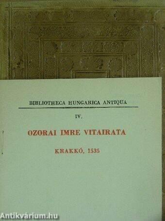 Ozorai Imre vitairata