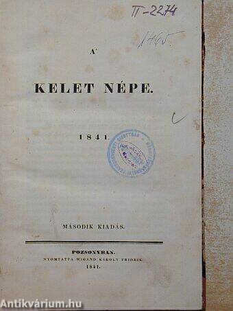 A' kelet népe 1841