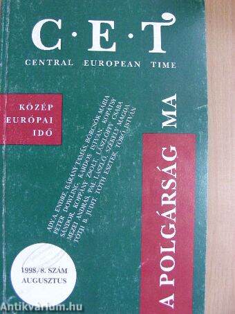 C.E.T Central European Time 1998. augusztus