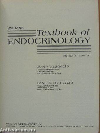 Textbook of Endocrinology