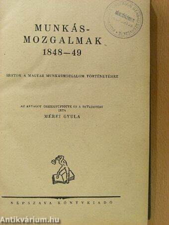 Munkásmozgalmak 1848-49