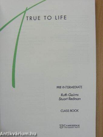 True to Life - Pre-intermediate - Class Book