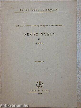 Orosz nyelv II.