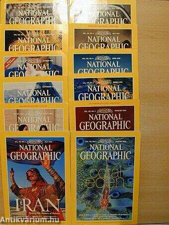 National Geographic January-December 1999.