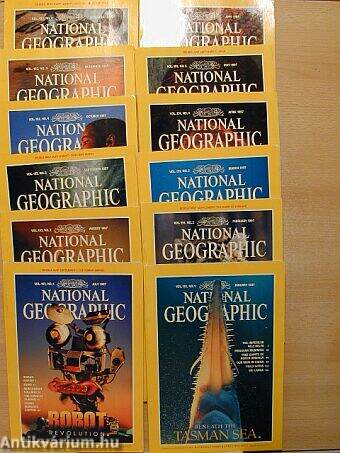 National Geographic January-December 1997.