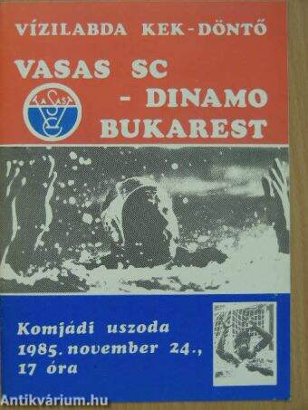 Vasas SC-Dinamo Bukarest vízilabda KEK-döntő