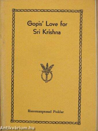 Gopis' Love for Sri Krishna