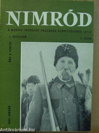 Nimród 1969-1970. (nem teljes évfolyamok)