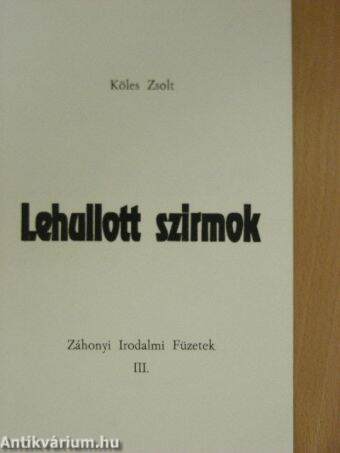 Lehullott szirmok