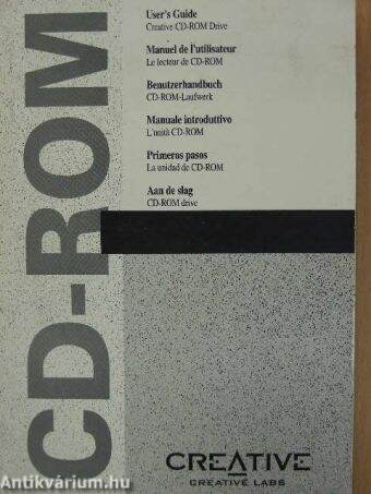 Users Guide Creative CD-ROM Drive/Manuel de l'utilisateur le lecteur de CD-ROM/Benutzerhandbuch CD-ROM Laufwerk/Manuale introduttivo L'unita CD-ROM/Primeros pasos La unidad de CD-ROM/ Aan de slag CD-ROM drive