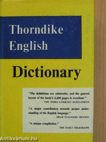 Thorndike English Dictionary