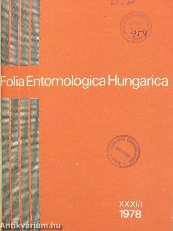 Folia Entomologica Hungarica 1978.